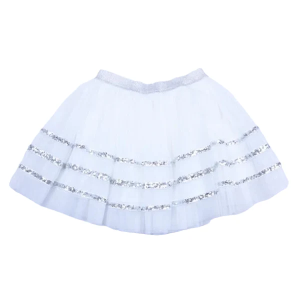 White Sequin Tutu